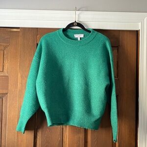 Michael Stars Maddie crewneck pullover clover green small